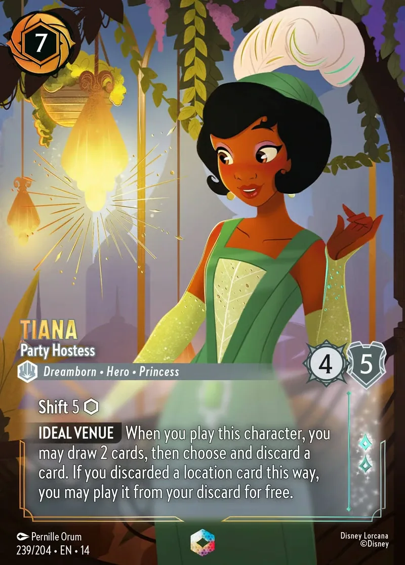 Tiana, Party Hostess (Enchanted, 239/204)