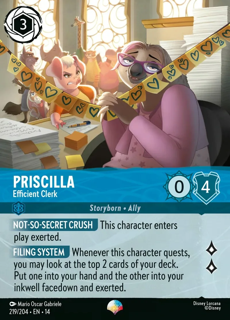 Priscilla, Efficient Clerk (Epic, 219/204)