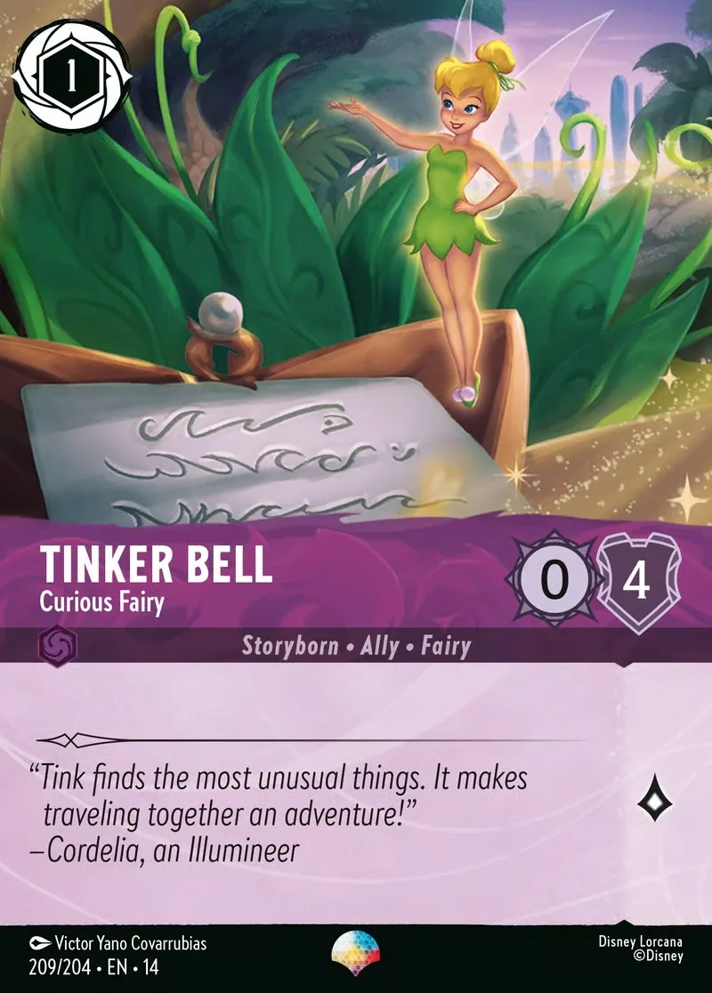 Tinker Bell, Curious Fairy (Epic, 209/204)